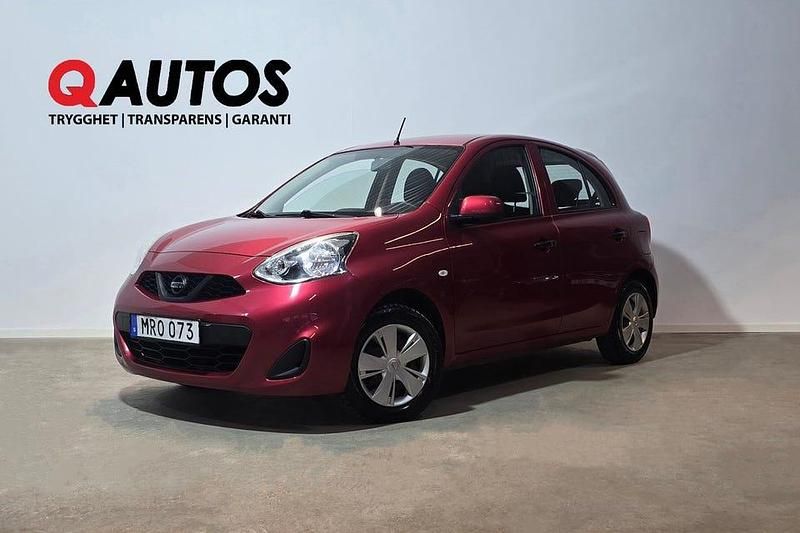 Röd Begagnad 2015 Nissan Micra | 87 900 kr (Dyr) - Bild 1/3