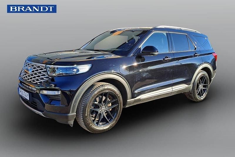 Svart Begagnad 2021 Ford Explorer SUV | 449 900 kr (Marknadspris) - Bild 1/4