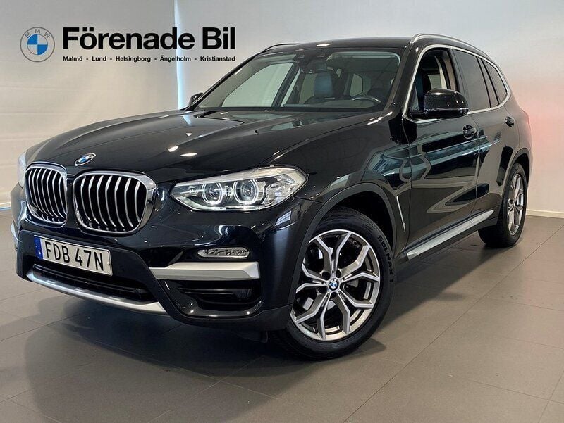Svart Begagnad 2019 BMW X3 xLine SUV | 259 000 kr (Marknadspris) - Bild 1/4