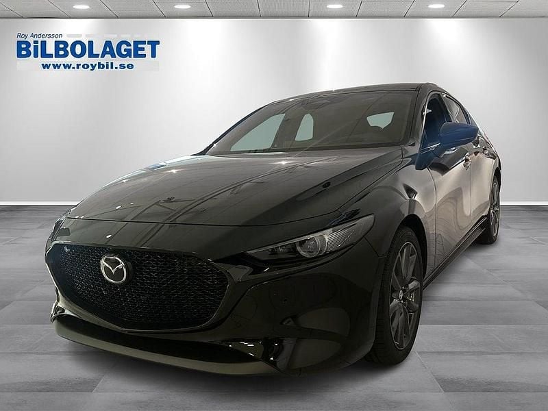 Ny Mazda 3 140 HK (102 kW) 2025 Jet black metallic Halvkombi