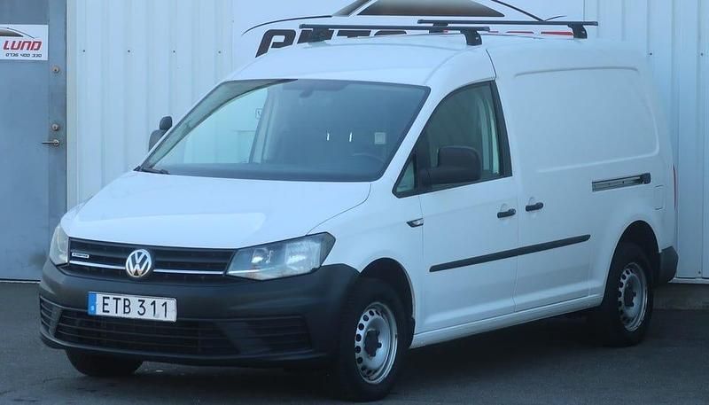Vit Begagnad 2017 VW Caddy Maxi Minibuss | 109 000 kr (Superpris) - Bild 1/4