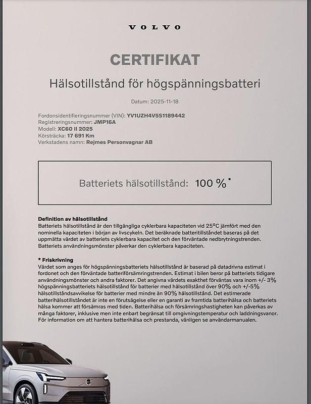 Begagnad Volvo XC60 Plus 349 HK (256 kW) 2025 Grå SUV