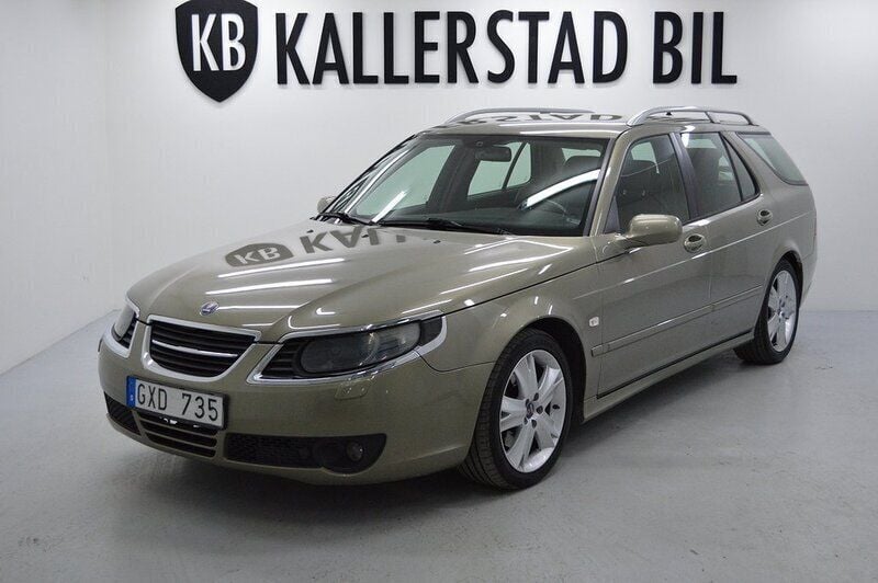 Grön Begagnad 2008 Saab 9-5 Vector Kombi | 82 900 kr - Bild 1/4