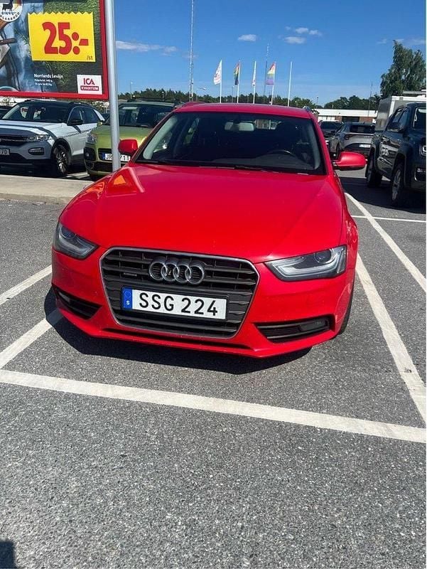 Röd Begagnad 2013 Audi A4 Kombi | 56 900 kr (Superpris) - Bild 1/4