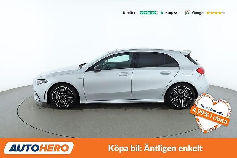 Begagnad Mercedes A35 AMG AMG 310 HK (228 kW) 2021 Silver Halvkombi