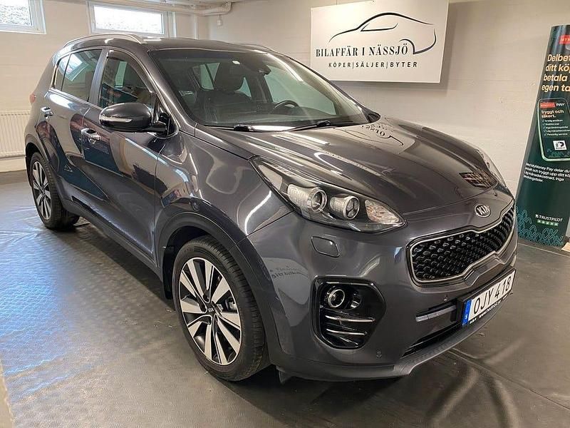 Begagnad Kia Sportage Advance 141 HK (103 kW) 2017 Grå SUV