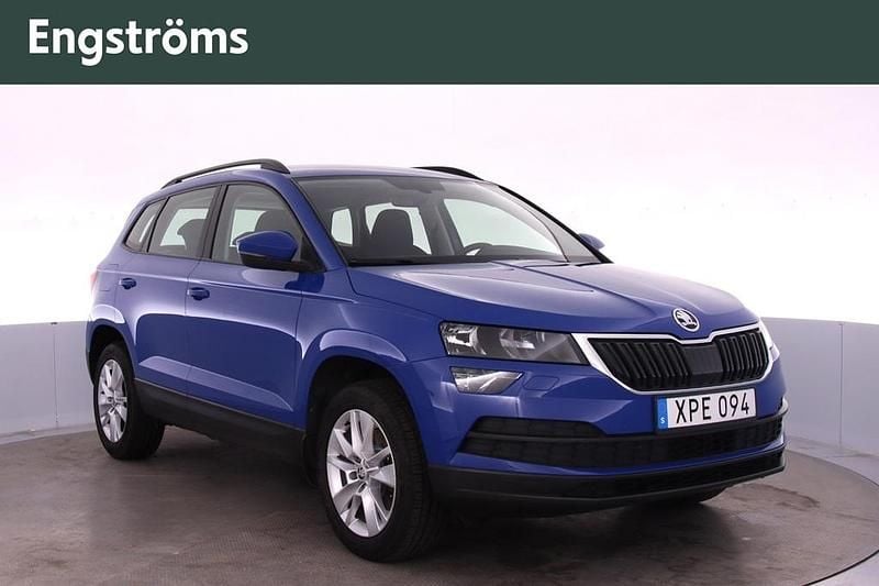 Blå Begagnad 2018 Skoda Karoq SUV | 189 000 kr (Marknadspris) - Bild 1/4