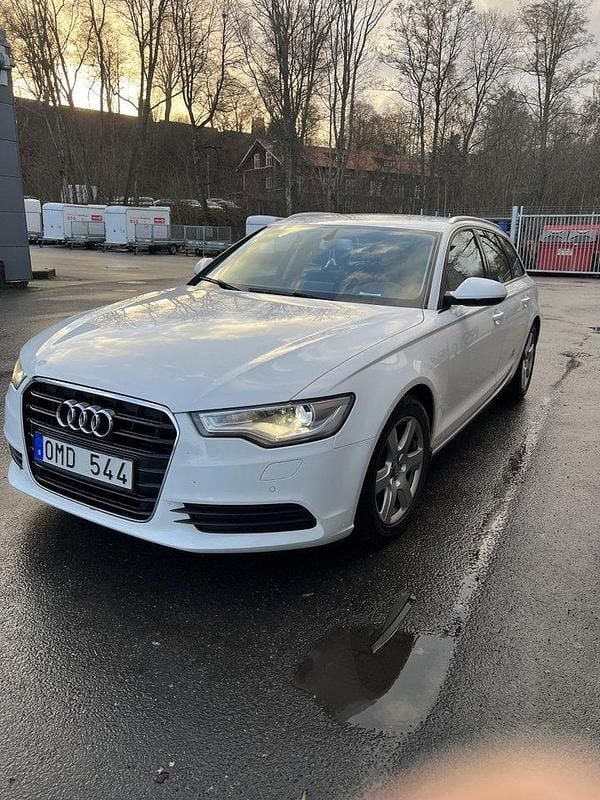 Vit Begagnad 2014 Audi A6 Proline Kombi | 114 900 kr (Bra pris) - Bild 1/4