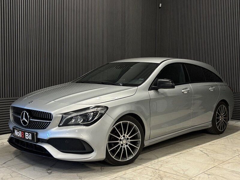 Silver Begagnad 2016 Mercedes CLA200 Shooting Brake AMG Kombi | 159 000 kr (Marknadspris) - Bild 1/4