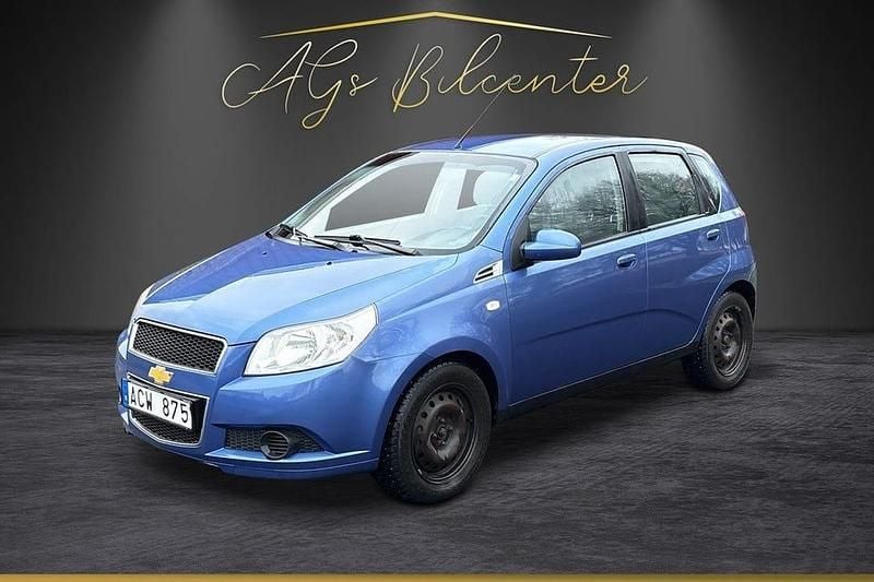 Blå Begagnad 2008 Chevrolet Aveo Halvkombi | 22 900 kr - Bild 1/4