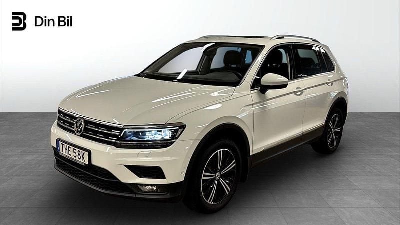 Vit Begagnad 2019 VW Tiguan Active SUV | 249 800 kr (Marknadspris) - Bild 1/4