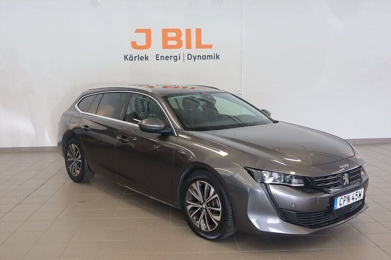 Grå Begagnad 2021 Peugeot 508 Allure Kombi | 244 900 kr (Bra pris) - Bild 1/4