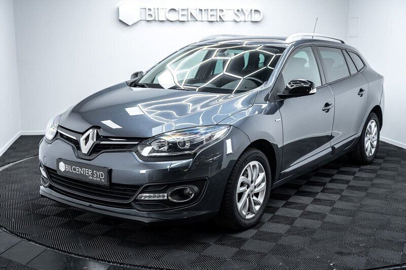 Grå Begagnad 2016 Renault Mégane GrandTour LIMITED Kombi | 109 900 kr (Marknadspris) - Bild 1/4