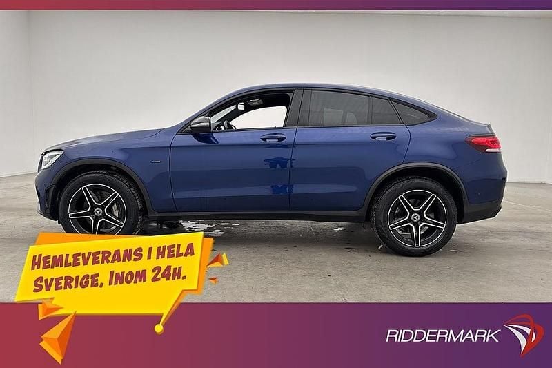 Begagnad Mercedes GLC300e AMG 194 HK (142 kW) 2020 Blå Sportkupé