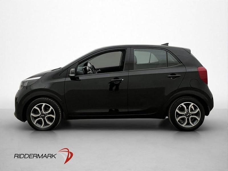 Begagnad Kia Picanto 67 HK (49 kW) 2018 Svart Halvkombi