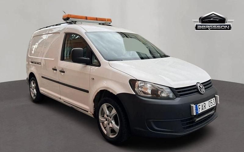 Vit Begagnad 2011 VW Caddy Maxi Minibuss | 79 900 kr (Marknadspris) - Bild 1/4