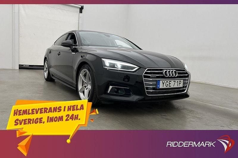 Svart Begagnad 2019 Audi A5 Sport Sportkupé | 278 900 kr (Superpris) - Bild 1/3