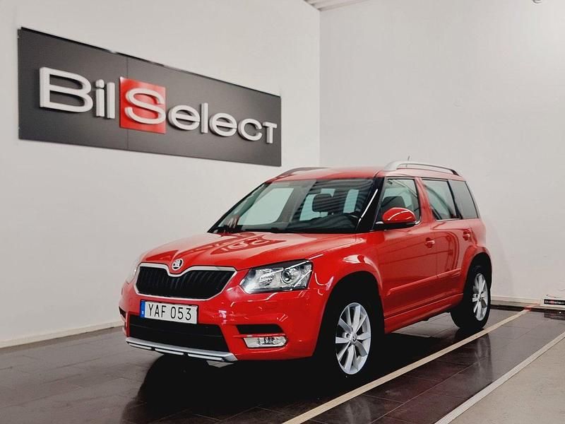 Röd Begagnad 2015 Skoda Yeti SUV | 134 900 kr (Marknadspris) - Bild 1/4