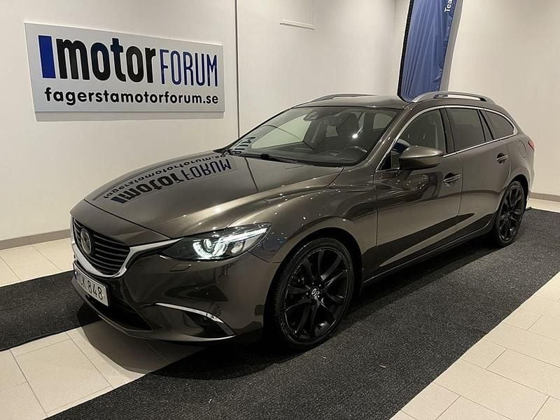 Brun Begagnad 2016 Mazda 6 Kombi | 159 000 kr (Marknadspris) - Bild 1/4
