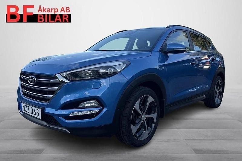 Ljusblå Begagnad 2016 Hyundai Tucson SUV | 189 500 kr (Lite dyr) - Bild 1/4
