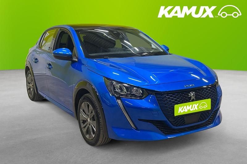 Blå Begagnad 2020 Peugeot e-208 Allure Halvkombi | 164 800 kr (Marknadspris) - Bild 1/4