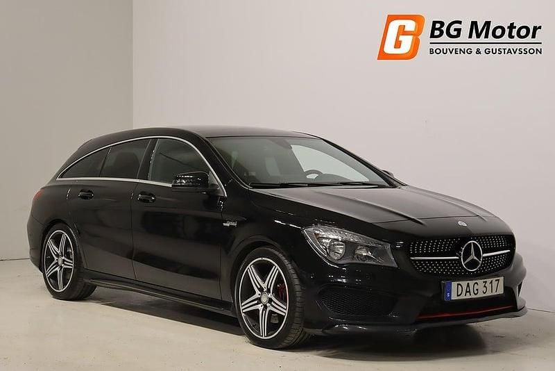 Svart Begagnad 2015 Mercedes 250 AMG Kombi | 189 700 kr - Bild 1/4