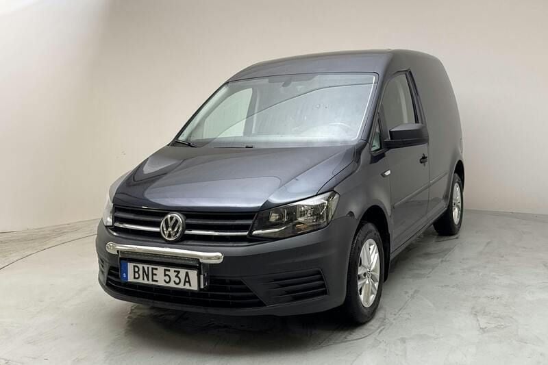 Blå Begagnad 2020 VW Caddy Minibuss | 155 000 kr (Superpris) - Bild 1/4
