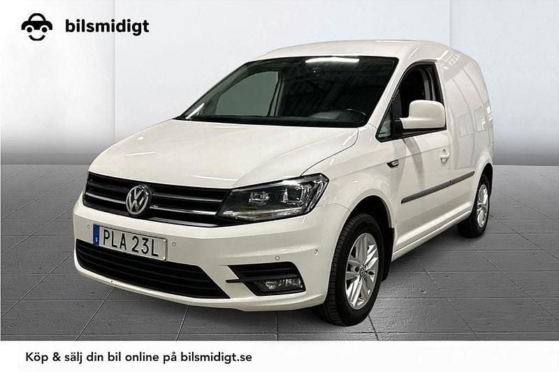 Vit Begagnad 2020 VW Caddy Minibuss | 158 900 kr (Superpris) - Bild 1/3