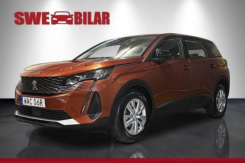 Brun Begagnad 2022 Peugeot 5008 Minibuss | 259 900 kr (Bra pris) - Bild 1/4