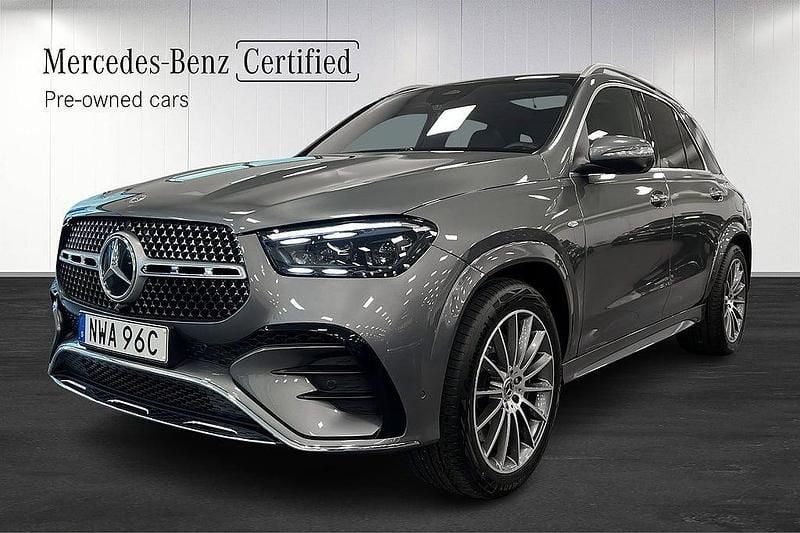 Grå Begagnad 2025 Mercedes GLE350 AMG SUV | 949 000 kr (Marknadspris) - Bild 1/4