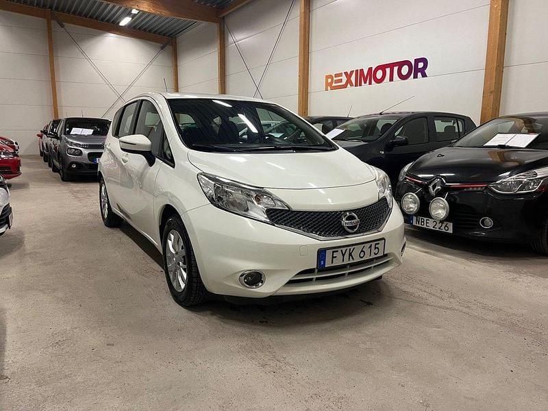 Vit Begagnad 2014 Nissan Note Minibuss | 74 900 kr (Lite dyr) - Bild 1/4