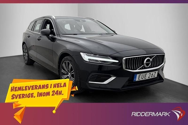 Svart Begagnad 2021 Volvo V60 Inscription Kombi | 279 900 kr (Bra pris) - Bild 1/3
