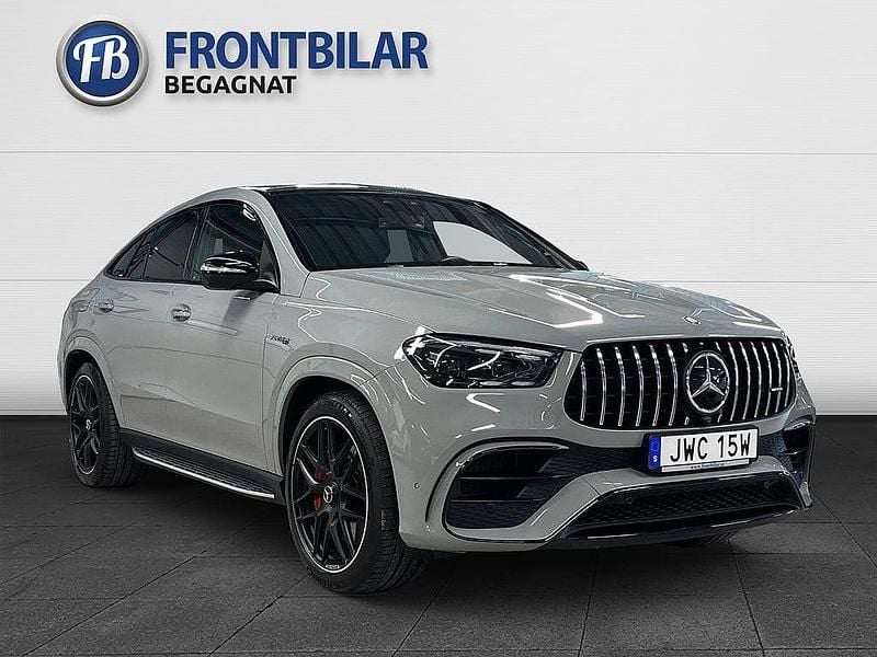 Grå Begagnad 2023 Mercedes GLE63 AMG AMG Sportkupé | 1 595 000 kr (Dyr) - Bild 1/3