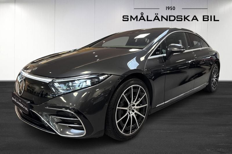 Grå Begagnad 2022 Mercedes EQS450+ AMG line Halvkombi | 659 000 kr (Dyr) - Bild 1/4