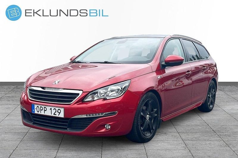 Ljusröd Begagnad 2016 Peugeot 308 Kombi | 94 900 kr (Marknadspris) - Bild 1/4