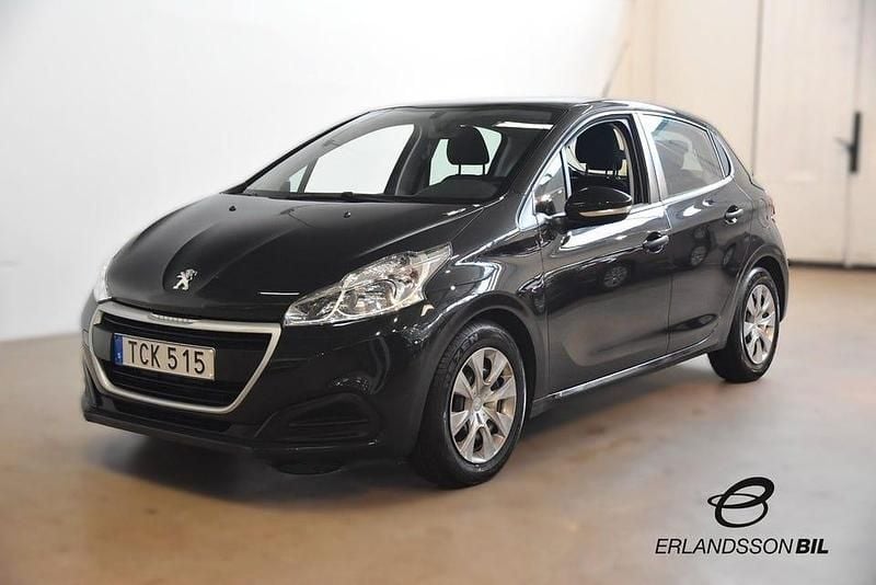 Mörkgrå (grå) Begagnad 2016 Peugeot 208 Halvkombi | 79 900 kr (Marknadspris) - Bild 1/4