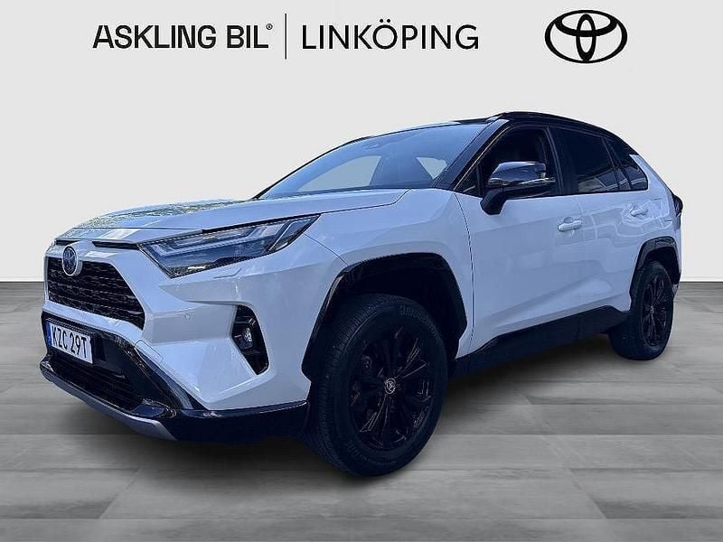Vit Begagnad 2022 Toyota RAV4 Hybrid Style SUV | 379 000 kr (Bra pris) - Bild 1/3