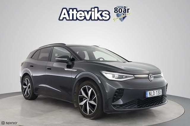 Mörkgrå Begagnad 2022 VW ID.4 GTX SUV | 394 900 kr (Superpris) - Bild 1/3