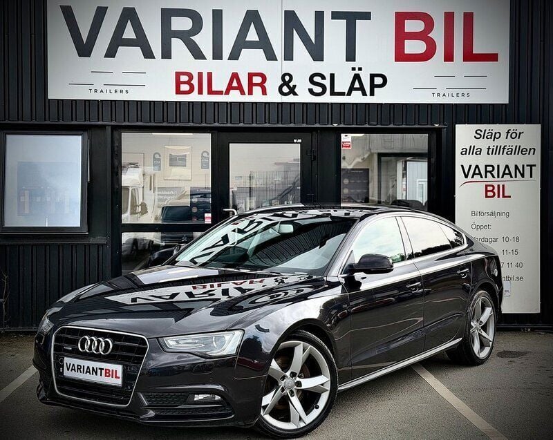 Grå Begagnad 2013 Audi A5 Sportback Comfort Halvkombi | 129 900 kr (Bra pris) - Bild 1/4