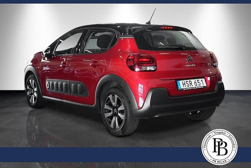 Begagnad Citroën C3 Feel 82 HK (60 kW) 2018 Röd Halvkombi