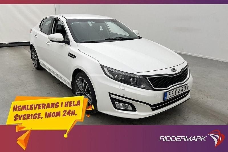Vit Begagnad 2014 Kia Optima Sedan | 119 800 kr (Marknadspris) - Bild 1/3