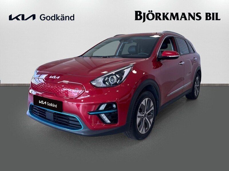 Röd (runway red) Begagnad 2022 Kia e-Niro Advance SUV | 259 000 kr (Bra pris) - Bild 1/4