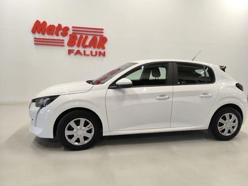 Vit Begagnad 2021 Peugeot 208 Active Halvkombi | 189 900 kr (Marknadspris) - Bild 1/4