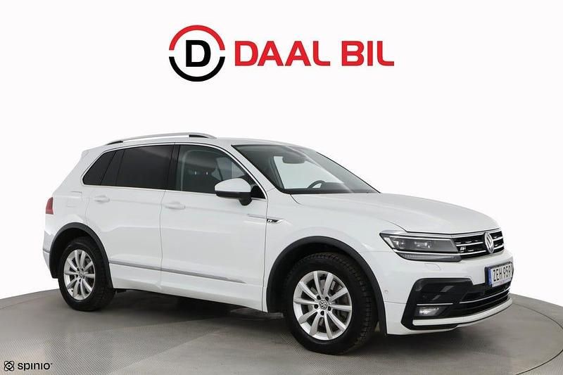 Begagnad VW Tiguan R-line 190 HK (139 kW) 2018 Vit SUV