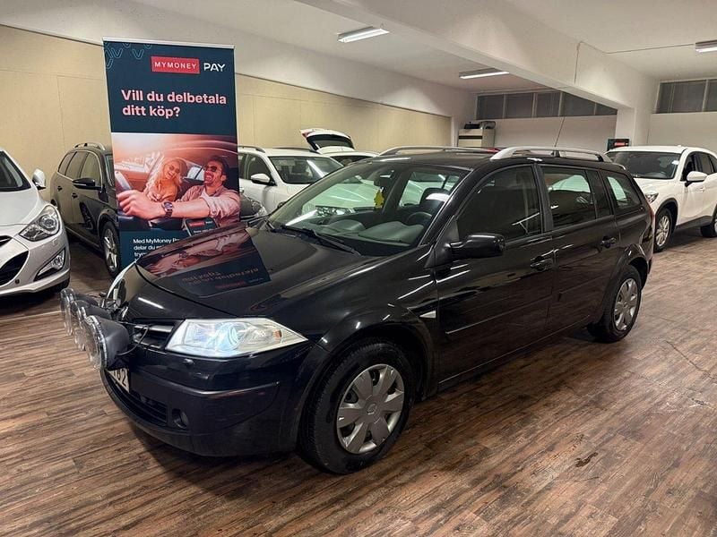 Svart Begagnad 2008 Renault Mégane GrandTour Kombi | 32 900 kr (Lite dyr) - Bild 1/4