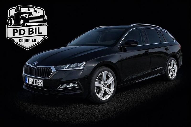 Svart Begagnad 2021 Skoda Octavia Kombi | 120 000 kr (Bra pris) - Bild 1/4