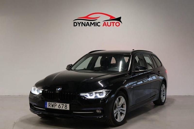 Svart Begagnad 2016 BMW 320 Sport Line Kombi | 139 900 kr (Superpris) - Bild 1/4