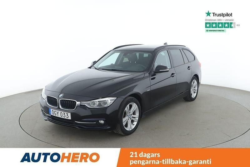 Svart Begagnad 2016 BMW 320 Sport Line Kombi | 149 000 kr (Bra pris) - Bild 1/4