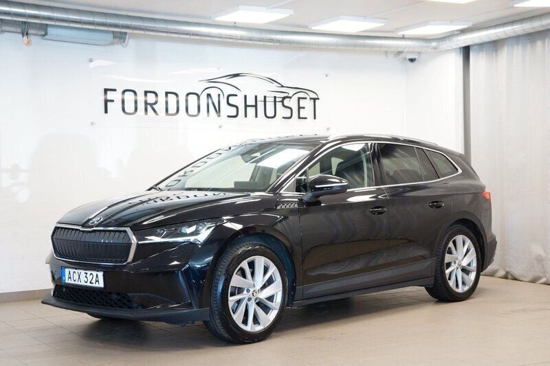 Svart Begagnad 2021 Skoda Enyaq iV SUV | 299 000 kr (Superpris) - Bild 1/4