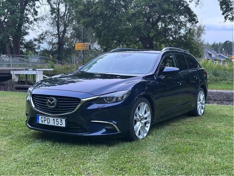 Blå Begagnad 2015 Mazda 6 Kombi | 115 000 kr (Bra pris) - Bild 1/4